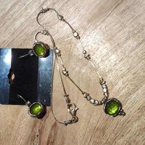 Silpada Necklace & Earrings